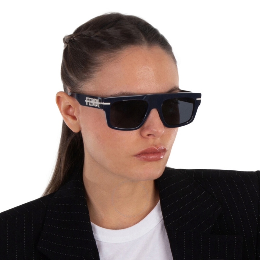 FENDI Fendigraphy Geometric Sunglasses Unisex - Picture 2 of 15